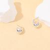 Accessories European and American Simple Creative Personalized Fashion Stud Earrings Alloy Light Luxury High-end Ear Bone Clip Set