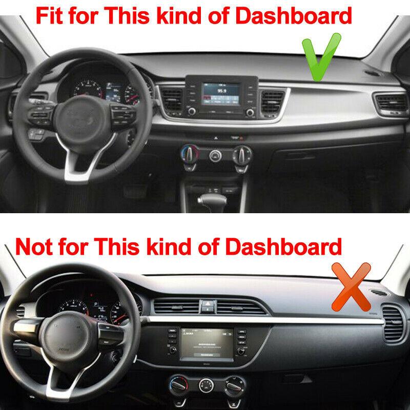 For KIA Rio YB 2017 2018 2019 2020 2021 2022 2023 2024 Car Styling Dashmat Dashboard Cover Mat Dash Sunshield Carpet Accessories