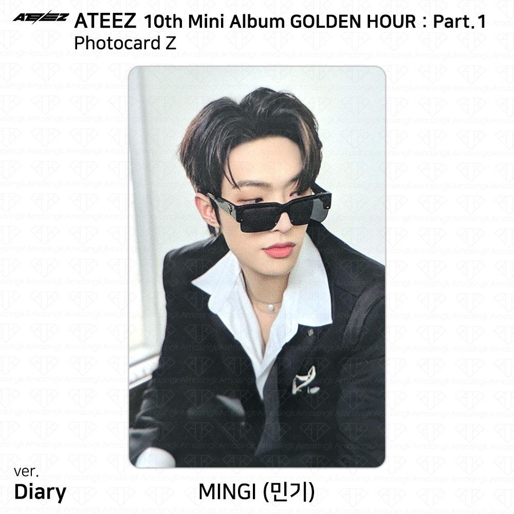 ATEEZ Al 10-lea Mini Album Ora de Aur Part.1 Photobook Ver Photocard Carte poștală KPOP
