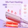 1.25 Inch Deep V-shaped Hair Curling Iron Ghost Waves Wave Perm Tourmaline Hair Curler With Multiple Temperature Girls Women Gifts