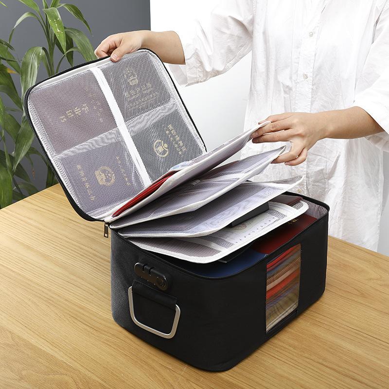 Document Storage Bag Organizer Files Folder Ticket Credit Card Certificates Handbag Home Office Organizer Accessories Supplies