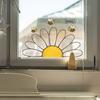 Minimalist Daisy Bee Wall Sticker Self-Adhesive Removable for Kitchen Dining Room Home Decor Art