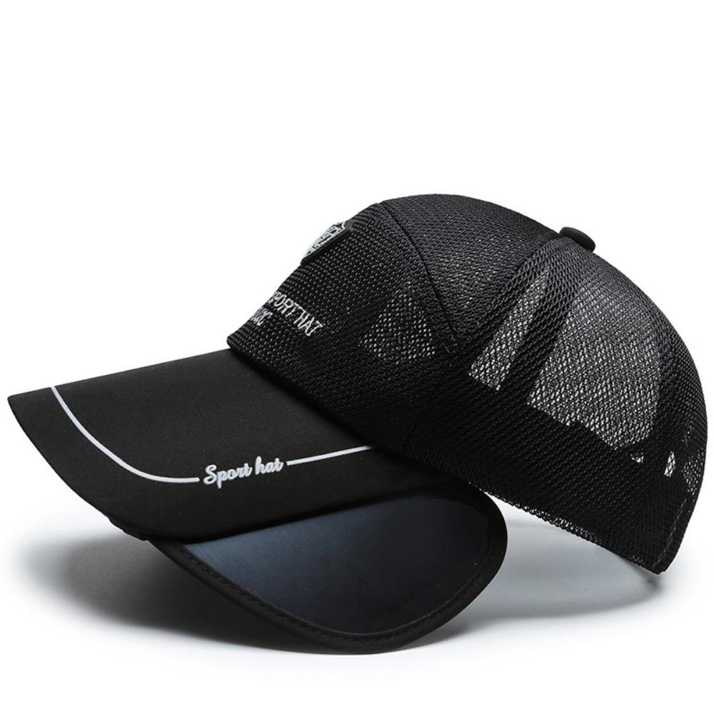 

Adjustable Sunscreen Baseball Hat Breathable Mesh Snapback Hats Sport Cap Mesh Baseball Cap Hiking