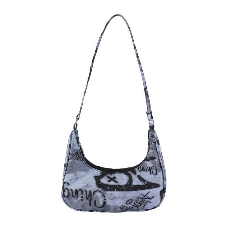 Niche Denim Casual Armpit Bag Women's New Popular Personalized Small Bag Fashion Shoulder Bag Tide