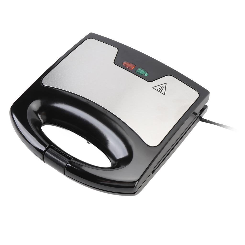 Máquina para hacer wafles eléctrica de 800 W, placa antiadherente, ahorro de espacio, compacta, pequeña parrilla eléctrica, ideal para