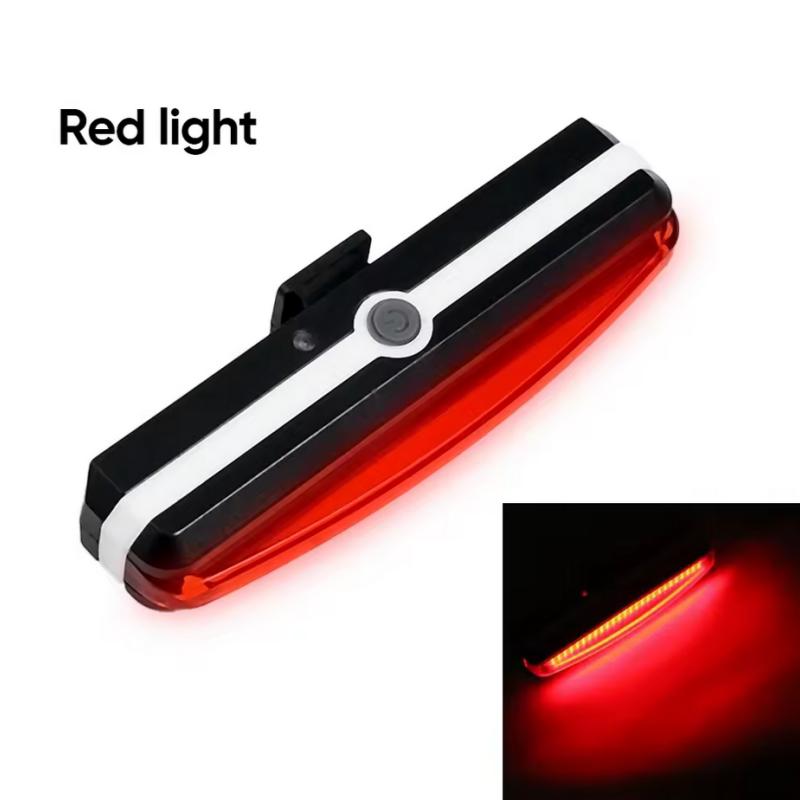 Tylna lampka rowerowa 6 trybów LED ostrzegawcza lampka rowerowa tylna lampka błyskowa wodoodporna bezpieczeństwo MTB rower MTB lampka na kask lampa rowerowa