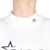 Long Sleeve High Neck Knit Golf LL [Pin Apparel] Women's (Logo Print) / / 622-4275002 030_White