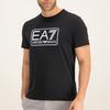 Emporio Armani EA7 Letter And Number Print Crew Neck Casual Short Sleeve T-Shirt Men Tops Black 8NPT10-PJNQZ-1200
