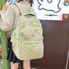 Student Schoolbag Large Capacity Nylon Lightweight Backpack with Coin Purse