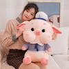 Poupée cochon marine mignonne en peluche douce pour enfants, jouet câlin pour bébé, joli cadeau d'anniversaire pour filles