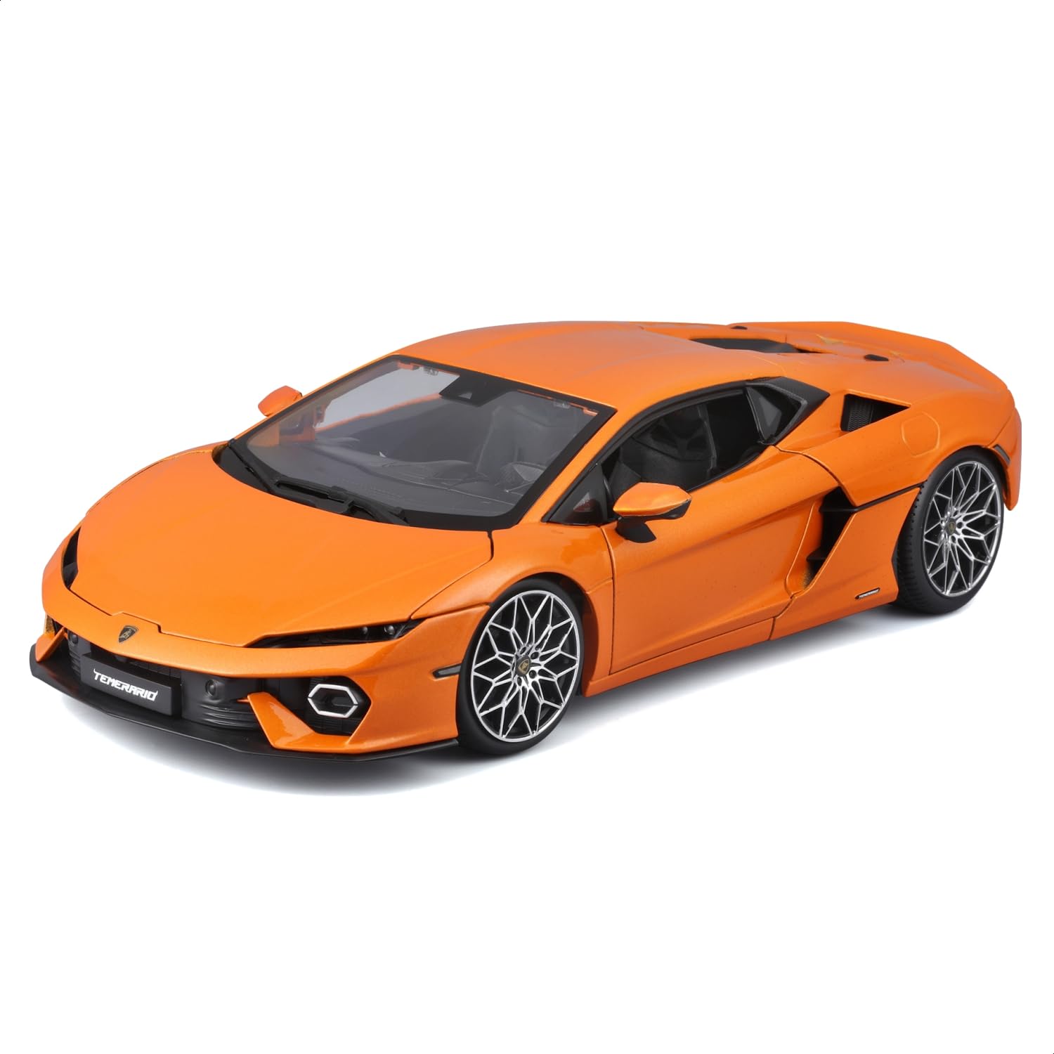 

Bburago 1/18 Scale Lamborghini Temerario Orange / Diecast Model Car, Finished Model 18-11052 OG
