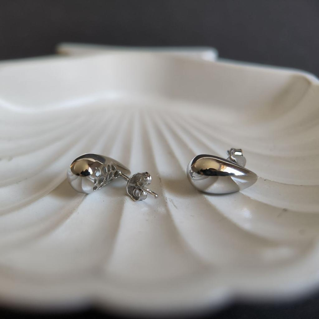 Silver Earrings Without Stones (2186519)