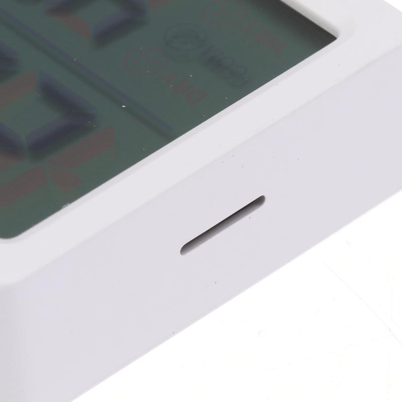 Solar Powered Thermometers Mini High Accuracy Digital Temperature Humidity Portable Measurement Meter Gauge Hygrometer