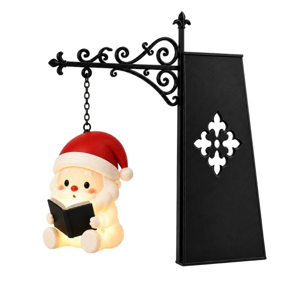 Vintage Christmas Bookshelf Lantern Light Warm White Christmas Bookshelf Light Decorative for Home