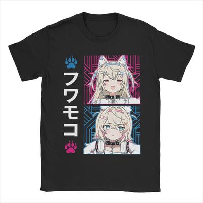 FuwaMoco Advent Hololive Tee Shirt for Men Women Graphic T Shirts  Cotton Clothes