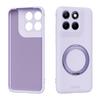 For Motorola Moto Edge 70 Fusion Case Hand Feel Liquid Silicone For Magsafe 360 Ring Holder Soft Mobile Phone Cover