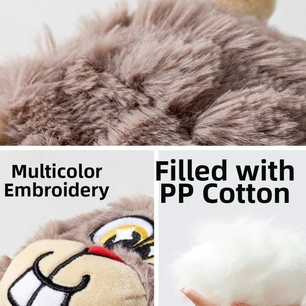 Wear Resistant Squeaky Plush Dog Doll Cartoon Interactive Dog Toy Dog Molar Toy  Puppy Training