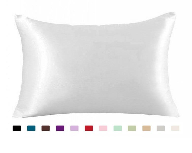 50*66cm Satin Single Pillowcase Zipper Pillowcase