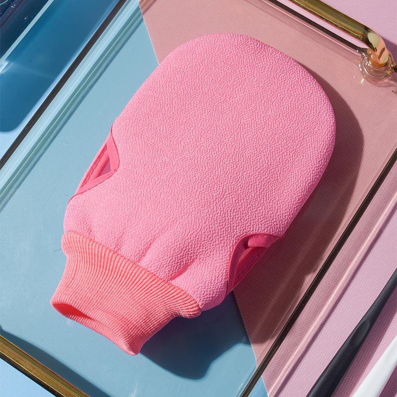 1 Pc Shower Spa Exfoliator Two-sided Bath Glove 4 Colors Body Cleaning Scrub Mitt Rub Dead Skin Removal Bathroom Products