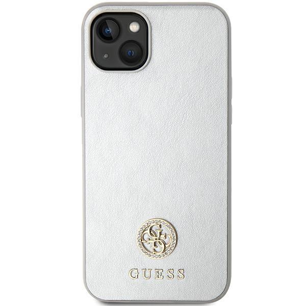 Guess Guhcp15Mps4Dgps Iphone 15 Plus / 14 Plus 6.7 Srebrny/Silver Hardcase Strass Metal Logo