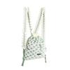 Pleatsmama Ivory Polka Dot Backpack