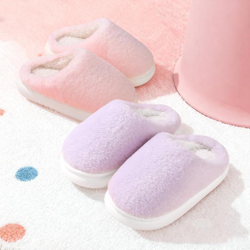 2025 Süße Cartoon-Hausschuhe für Kinder, rutschfest, aus Baumwolle - Warme Herbst-/Winter-Schuhe für Mädchen
