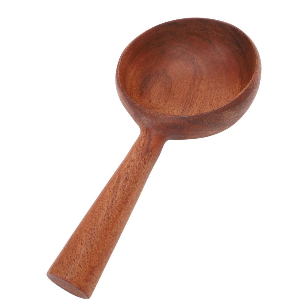 Multifunctional Wooden Kitchen Scoop Exquisite Polishing Wooden Serving Spoon Cooking