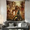 DBD poster Wall Hanging Printed Fabric Blanket Decorative Tapestries for Bedroom Living Room Home Decor
