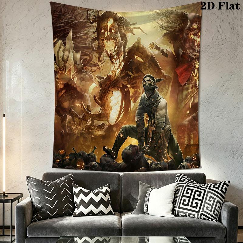 DBD poster Wall Hanging Printed Fabric Blanket Decorative Tapestries for Bedroom Living Room Home Decor