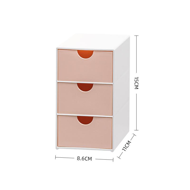 Creative Desktop Drawer Style Storage Box, Office Collection and Organizing Cabinet