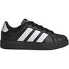 adidas Street Talk Pantofi de Skateboard Joși pentru Copii Negru Alb Adolescenți JS5053