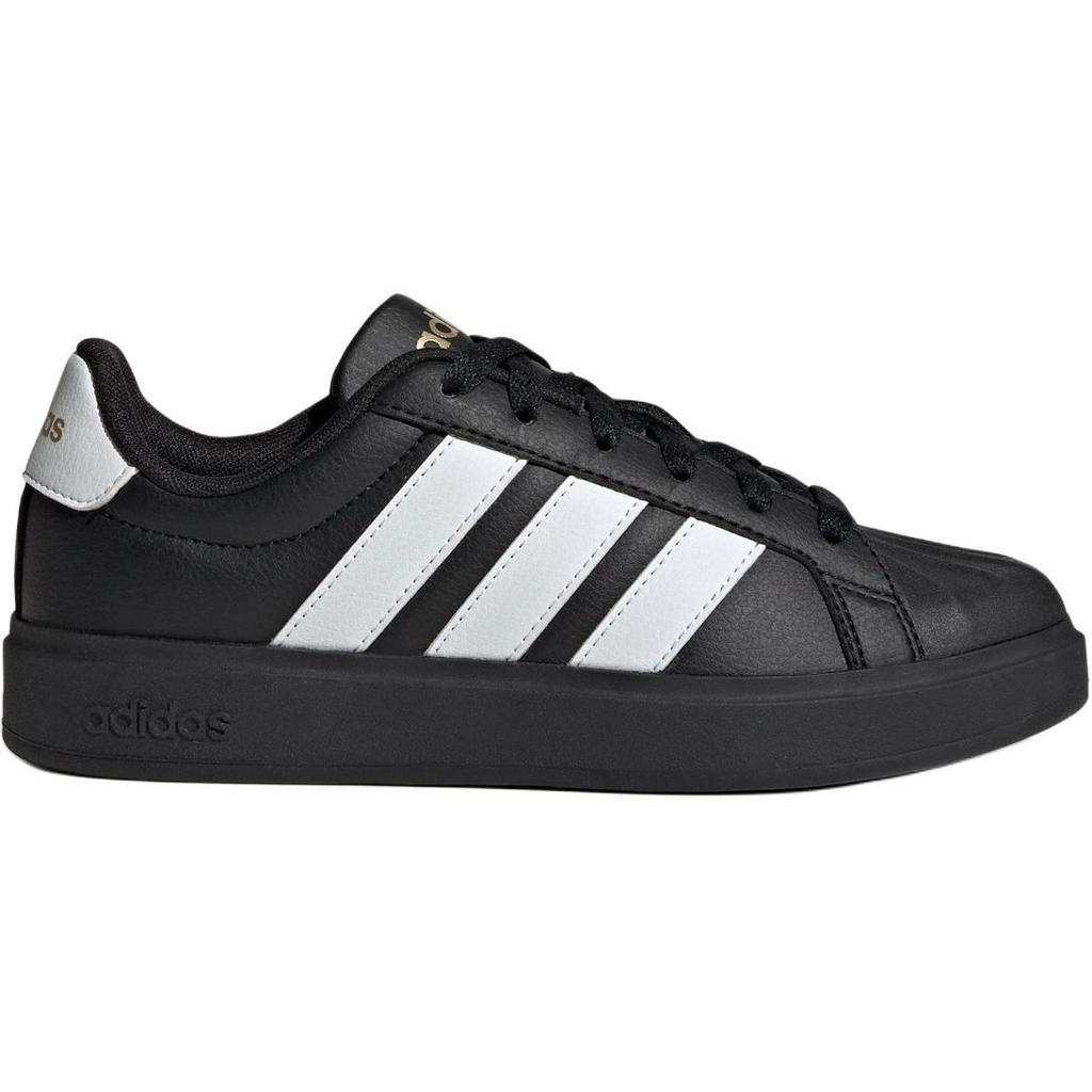 Adidas Street Talk Low top Kids' Skateboarding Shoes Black White Teenagers JS5053