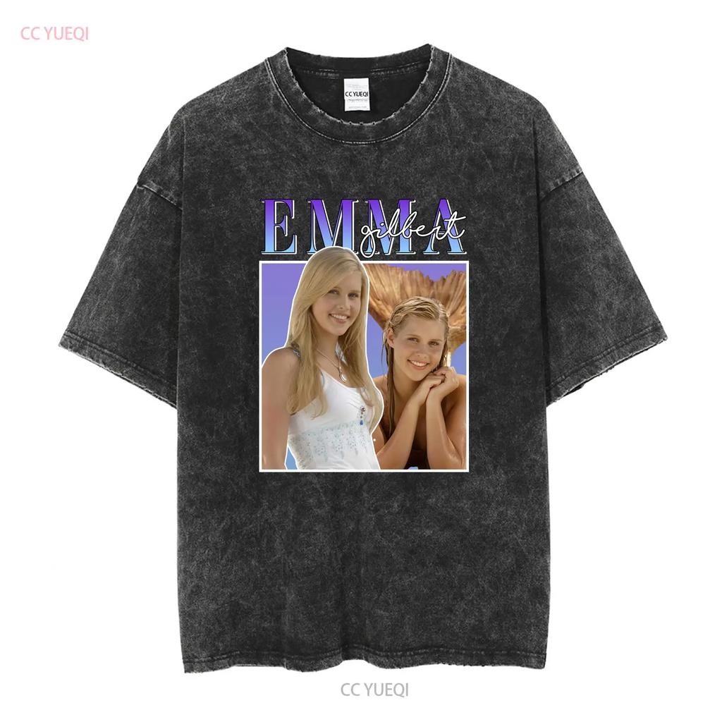 EMMA GILBERT H20 Just Add Water vintage 90 s tee Homage Classic T Shirt long or short sleeves vintage Washed Versatile
