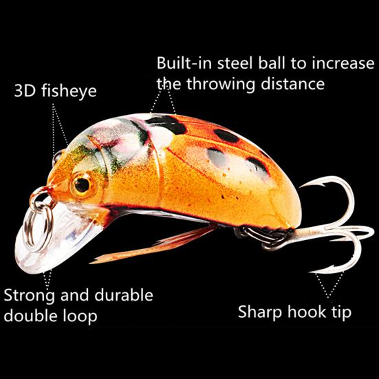 3.8cm/4.1g Floating Fishing Bait 3D Eyes Bright Color Anti Corrosion Minnow Bait Fishing