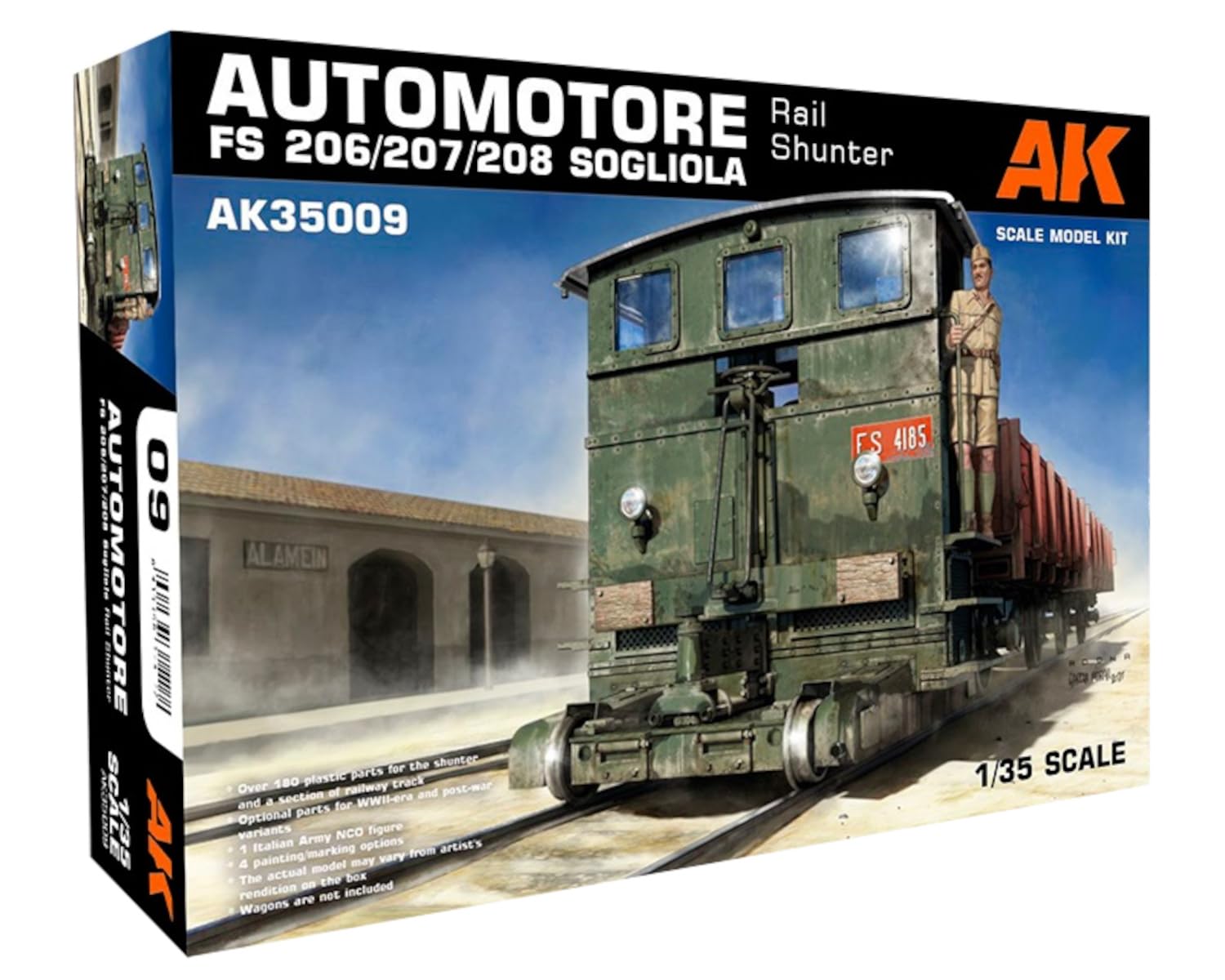 

AK Interactive Soliora Shunting Locomotive Plastic Model AK35009 1/35