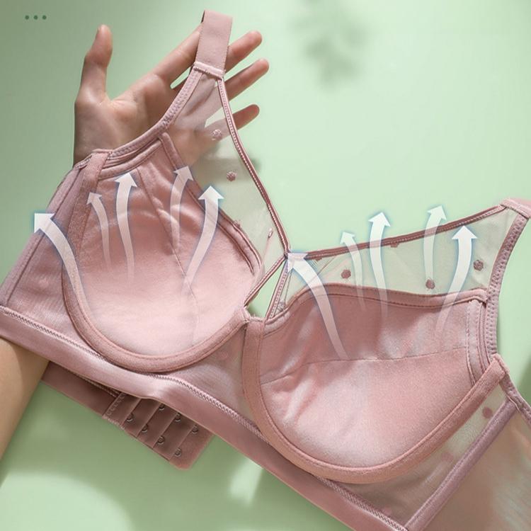 Thin Plus Size Bra for Women Without Steel Rims Sexy Seamless Bra with Seamless Stitching Breathable Plus Size Bra