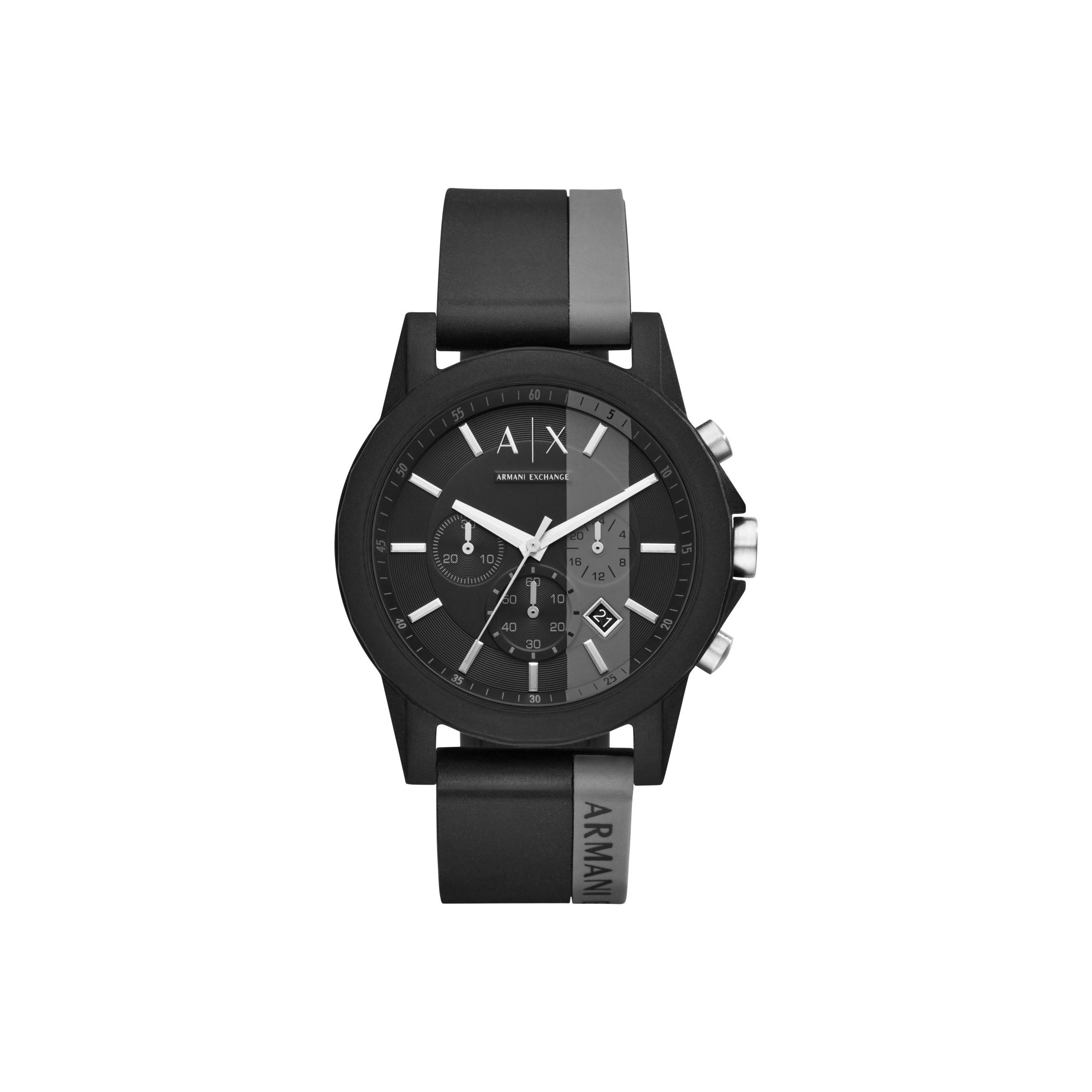 ARMANI EXCHANGEAE Wrist Watch Quartz Movement Silicone Strap Black Dial Men s Watches Darth Vader Gift Box AX1331 Black Dial AX1331