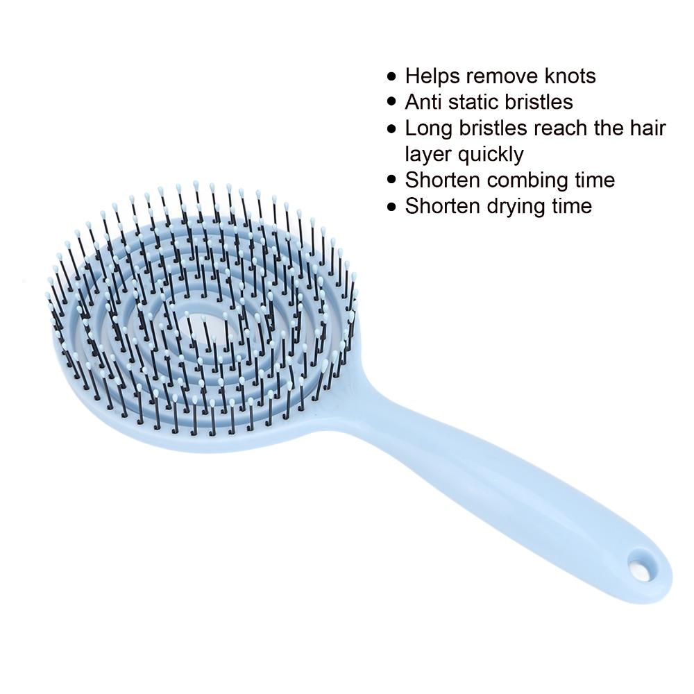 Vented Design Hair Detangling Brush Soft Straightening Hair Brush Salon Hair Comb For Women