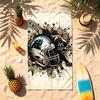 Carolina Panthers (19) Theme Beach Towel Sand Resistant Soft And Comfortable Suitable For The Pool Camping Yoga And Diving A Travel