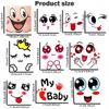 9Pcs Pregnancy Belly Stickers Photographs Props Funny Facial Expressions Decals Memorable Keepsakes Mum Maternity Accessories