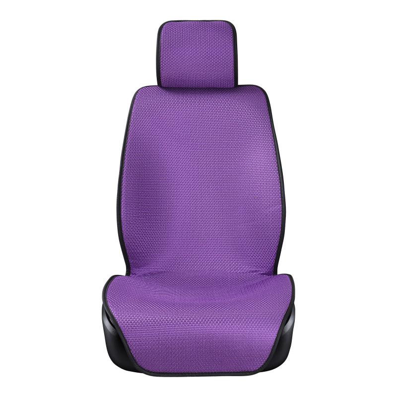 Popular Non-Slip Ice Silk Car Seat Cushion Set - Breathable, Cool, Free-tie, All Seasons