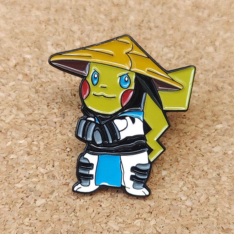 Pikachu Enamel Pin Brooch for Women Cartoon Lapel Pins Badges On Backpack Clothing Accessories Jewelry Fans Gift
