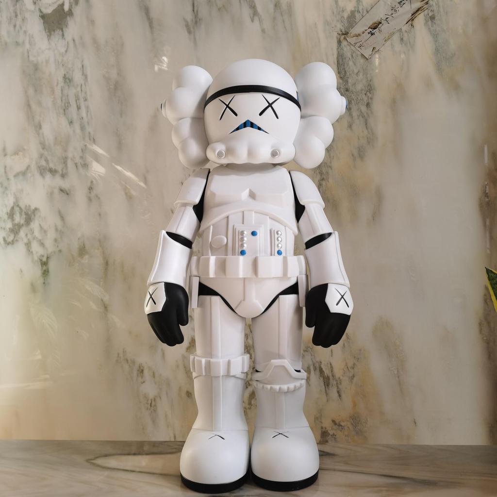 Kaws Semi-Dissected Bear Figure Ornament - Trendy Decorative Toy for Living Room Collection Gift