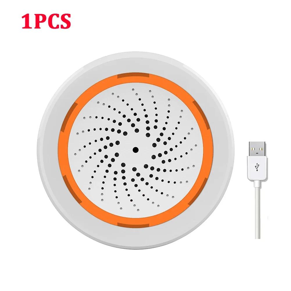 

Smart Siren Alarm Tuya Zigbee Sound Light Sensor Smart Alarm Siren App Remote Control Home Security Protection System