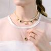 Mezmic Emerald Object Chain Necklace