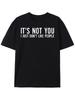 T-Shirt Y2k Sarcastic Not Aiming At