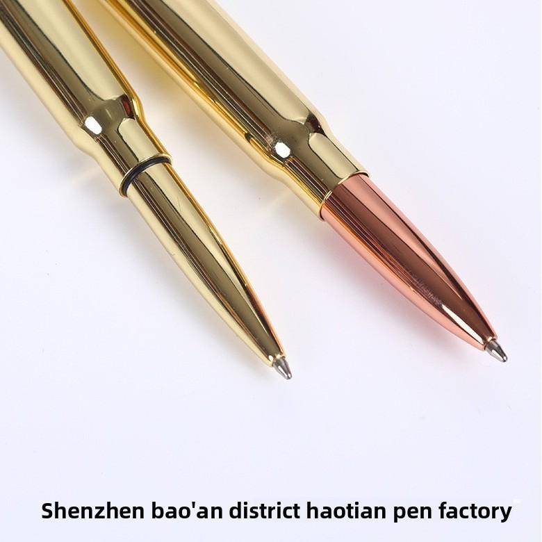 Eggshell Pen Metal Ballpoint Pen Barrel Customizable Logo Promotional Multi-function Bullet Pen Pocket Rotating Oil Pen Boxed