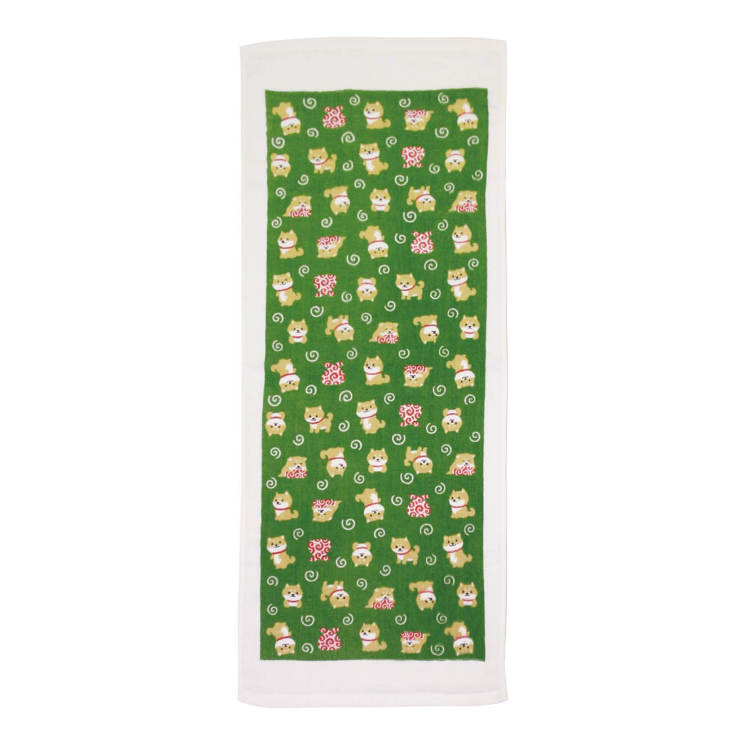 

Maeda Dyeing Wagokoro Tenugui Towel Shiba Errand Green Made in Japan Co., Ltd. - Inu s - - зелёный
