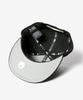 New Era 9FIFTY Black White Black x Free Size & Cap, White, [Used]