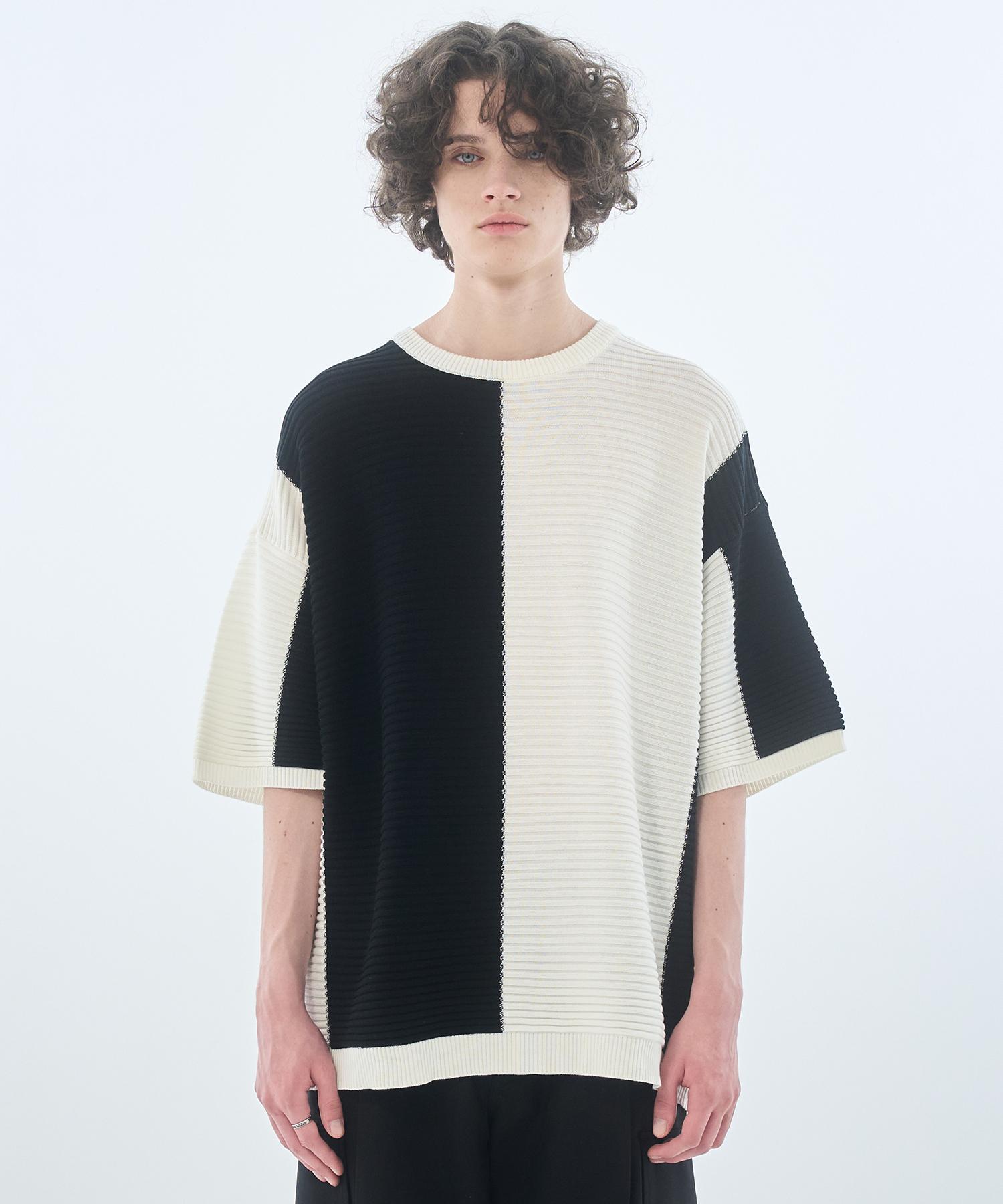 Zensai Combination Block Knit Black M